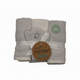 6 pcs toalla facial para bebe elefante gris