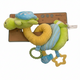 Juguete didactico sensorial para bebe tortuga verde con azul