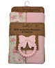 2 pcs sabana de algodon mordedeta moño flor rosa baby para bebe