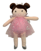 Peluche muñeca hada plata suave ideal para bebe